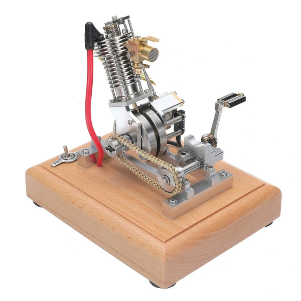 Banggood H09 Mini Hoglet CNC Single Cylinder 4-Stroke Gasoline Engine with Kick Starter for RC Scale Motorcycles