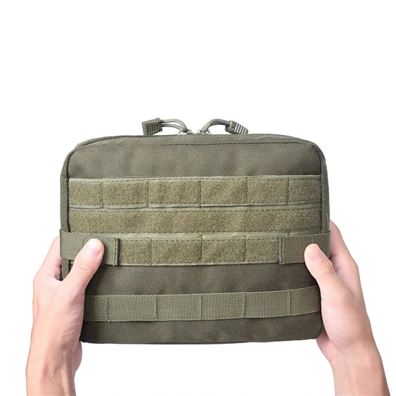 Tactical Admin Molle Pouch Medical EDC EMT Utility Bag Shell Design Waterproof Attachment Pouches Nylon Hiking Belt Bags