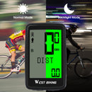 WEST BIKING 5 Languages Bike Computer 21 Functions Touch Screen USB Charging Waterproof Wireless Bicycle Speedometer Odometer for MTB Road Cycling