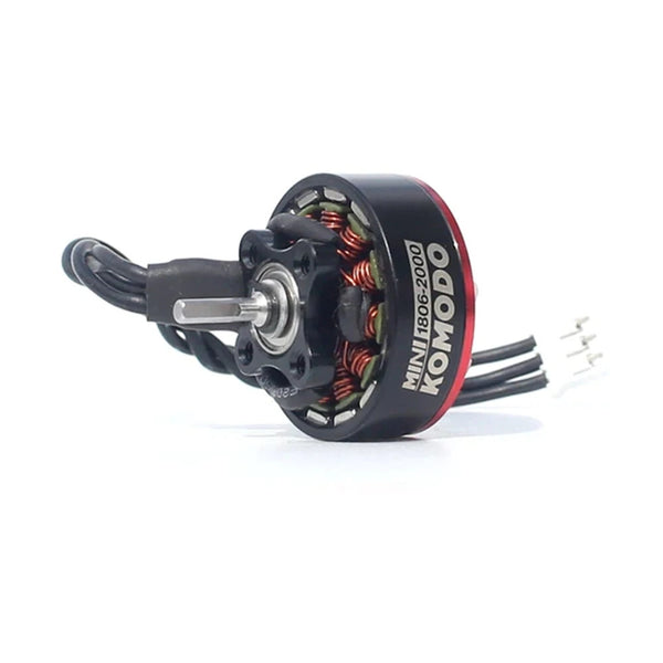 Furitek Mini Komodo 1806 2000KV Brushless Motor with 16T Steel Pinion Gear for Axial SCX24 1/24 Rock Crawler RC Car Vehicle Model Parts FUR-2256