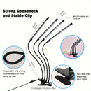 LED Plant Growth Lamp Plant Lamp Clip Timing Full Spectrum Sunlight Succulent Flower Herb Seedling Fill Light Promotes Rapid Plant Growth For Home Gardens