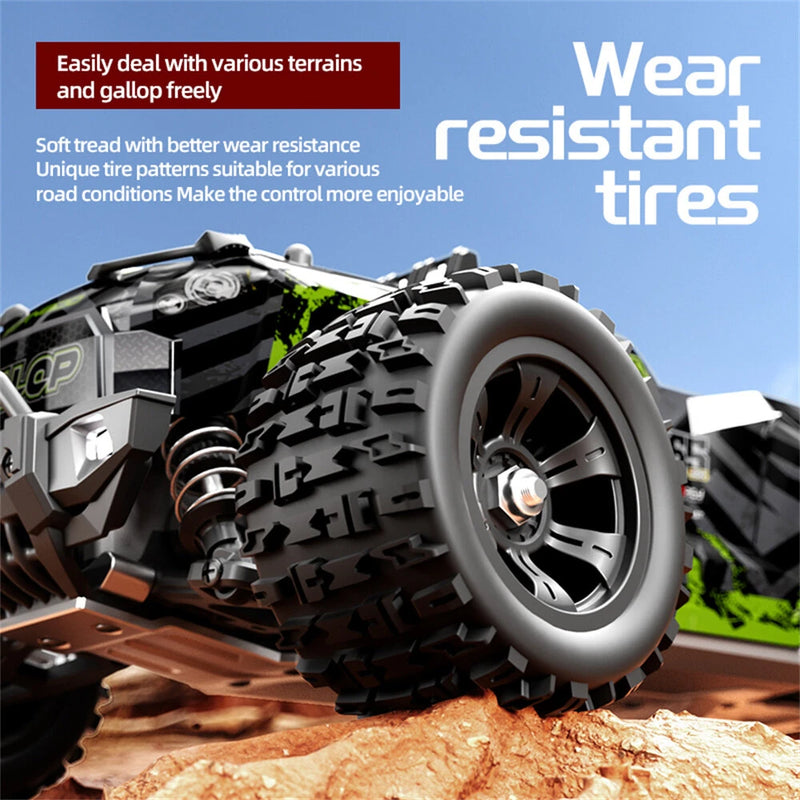 SCY 18108 PRO RTR 1/18 2.4G 4WD 50km/h Brushless RC Car Off-Road Truck LED Lights Full Proportional Vehicles Models Metal Differential Drive Shaft Gear Toys