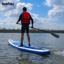 KOETSU 3 Sections Splicing Aluminum Alloy Nylon Paddle for Stand Up Paddle Board Surfboard, 210cm/ 82.68in Adjustable Water Paddle