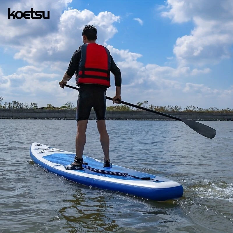KOETSU 3 Sections Splicing Aluminum Alloy Nylon Paddle for Stand Up Paddle Board Surfboard, 210cm/ 82.68in Adjustable Water Paddle