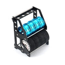 Wheel Tires Rack Tire Storage Rack for 1/10 On-Road Racing Rally Drift Car Tamiya Kyosho 1/18 1/24 RC Crawler Car TRX4M SCX24