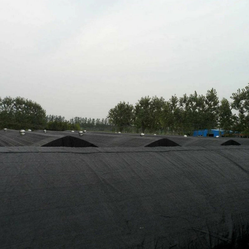 2x4.5m Black Sunblock Shade Cloth 50% UV Resistant Fabric Tarp Greenhouse Plant Cover