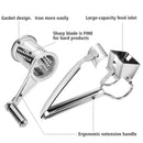 4 PCS Handheld Stainless Steel Rotary Cheese Grater Kitchen Tool Garlic Carrot Cutter Slicer Shredder Grinder