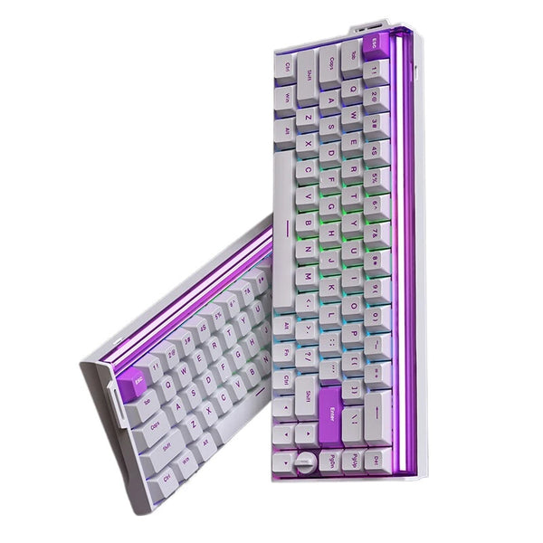 LANGTU BOOM68 Tri-Mode Mechanical Keyboard RGB Magnetic Switch Wired 8KHz Polling Rate RT0.01mm Hot-swap 8000mAh/10000mAh Battery Gaming Keyboard