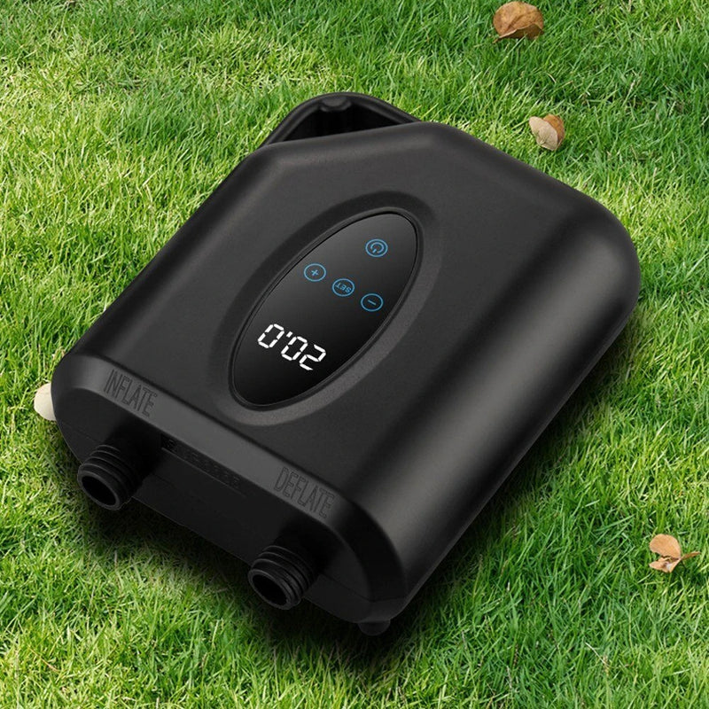 Portable Paddle Board Pump 20PSI High Pressure Electric Air Compressor Pump Inflation & Deflation Pump with 6 Nozzles for Inflatable Boat Pool Surfboard Stand-up Paddle Board SUP