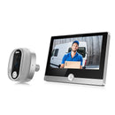 C85 Tuya Smart WiFi Video Doorbell 1080P Peephole Camera with 4.3 inch Display Support PIR Motion Detection Two-way Audio Home Security Door Bell