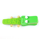 Wooden Castanet Cartoon Crocodile Clap Toy Musical Instrument Early Educational