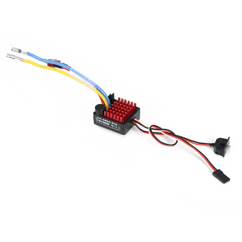 FLYUEACE 6860 Brushed ESC 60A Waterproof Crawler Speed Controller with BEC RC Vehicles Cars Boats Tanks Models Parts