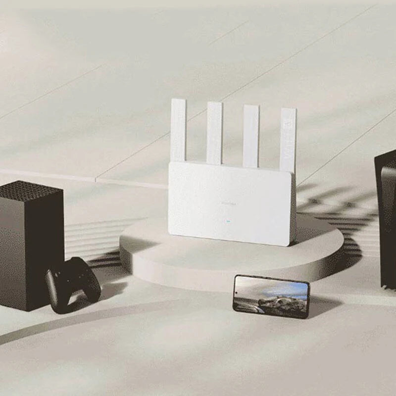 Xiaomi AX3000E Wi-Fi 6 Router Dual-Band 2976Mbps 160MHz High-Speed Mesh Network Support Smart Home IoT Routers with 4 External Antennas