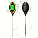 4 in 1 Professional Soil Tester Moisture PH Temperature Sunlight Intensity Meter Digital Display Soil Tests