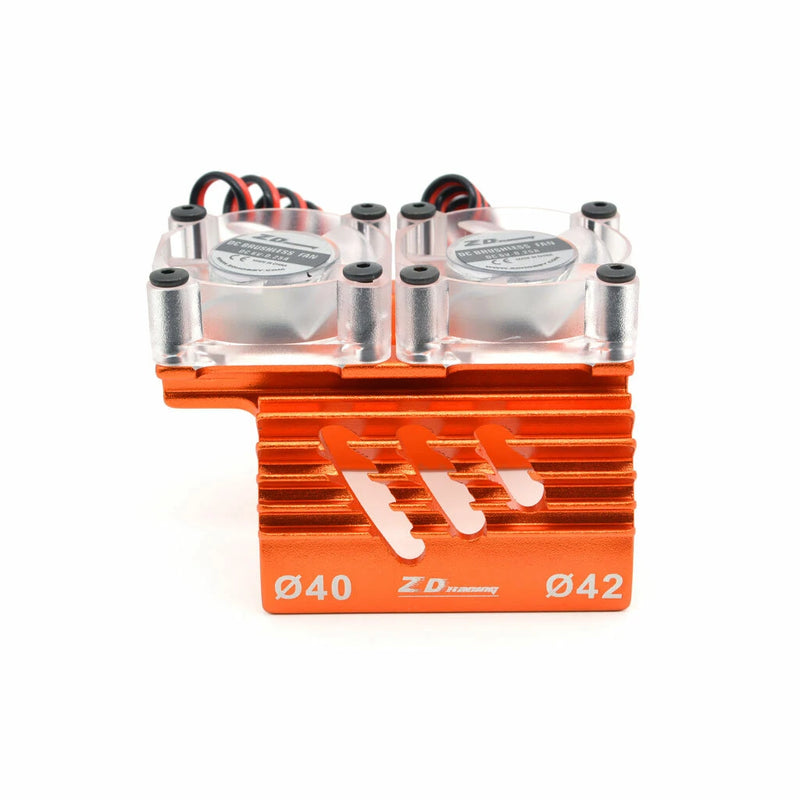 ZD Racing EX07 1/7 4WD ELECTRIC HYPERCAR Brushless RC Car Drift Double Motor Cooling Fan For Hobbywing 40 42 mm Motor8553 Vehicle Models Parts
