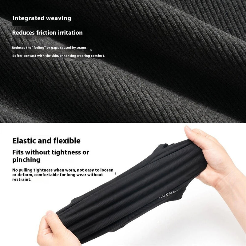 ROCKBROS Ear-hook Cycling Face Masks Lightweight High Elastic Breathable Warm Windproof Neck Scarf Sunscreen Mask Face Cover for Outdoor Sports