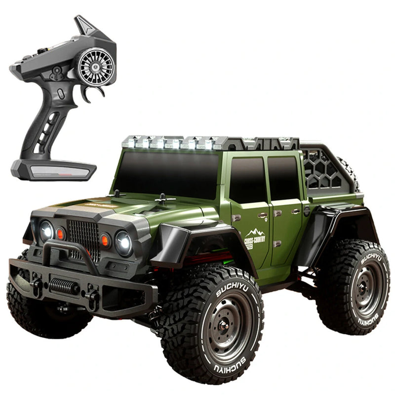 SCY 16104 1/16 2.4G 4WD RC Car Led Headlights High Speed Off Road Desert Truck Vehicle Models