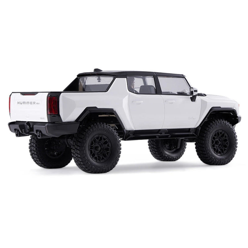 FMS FCX18 Hummer EV RTR Two Battery 1/18 2.4G 4WD RC Car Pickup Truck Off-Road Rock Crawler LED Light Two Speed Full Proportional Vehicles Models Toys