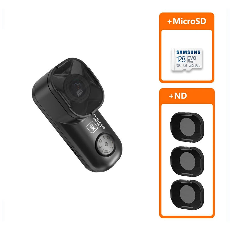 New Version RunCam Thumb Pro Wider Angle FOV 155 Degree 4K@30fps 12MP Built-in Gyro Support 256G SD Weighs Only 16g Mini CAM for RC Drone CineWhoops