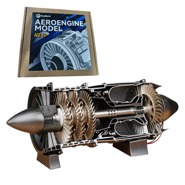 NIKOLATOY 1/3 WP-85 Jet Engine Model DIY Assembly Kit Excellent STEAM Science Education Discovery Toys Kids Children Gifts