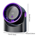 IPRee Mini Cooling Fan Silent Portable Bladeless Fan 100 Level Desktop Fan USB Rechargeable Digital Display High-Speed Circulating Fan