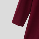 INCERUN Mens Textured High Neck Long Sleeve Knitted Sweater Comfortable High Stretch Fall Winter Tops for Male S-5XL