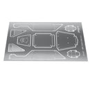 UDIRC UCX2405 UCX2405 PRO 1/24 RC Car Upgraded Parts Metal Body Shell UCX24-P089 Vehicles Models Spare Accessories