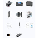 XKJ K13 MAX WiFi FPV with LCD Screen Controller HD Camera Optical Flow Positioning Brushless Foldable RC Drone Quadcopter RTF