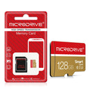Microdrive Micro TF Card 32G 64G 128G 256G Class 10 High Speed Mini SD Card Flash Memory Card for Smartphone Driving Recorder Camera