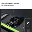 Running Black Grey Waist Bag Adjustable High Capacity Lightweight Waterproof Sports Fanny Pack for Workout Fitness Cycling