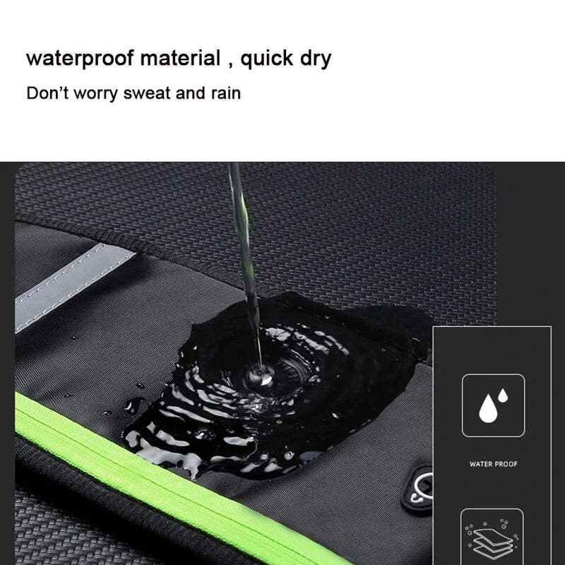 Running Black Grey Waist Bag Adjustable High Capacity Lightweight Waterproof Sports Fanny Pack for Workout Fitness Cycling