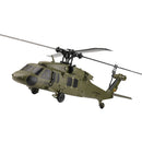 XK K170 UH-60L 2.4G 4CH 6-Axis Gyro Brushless Motor Military Green RC Helicopter RTF