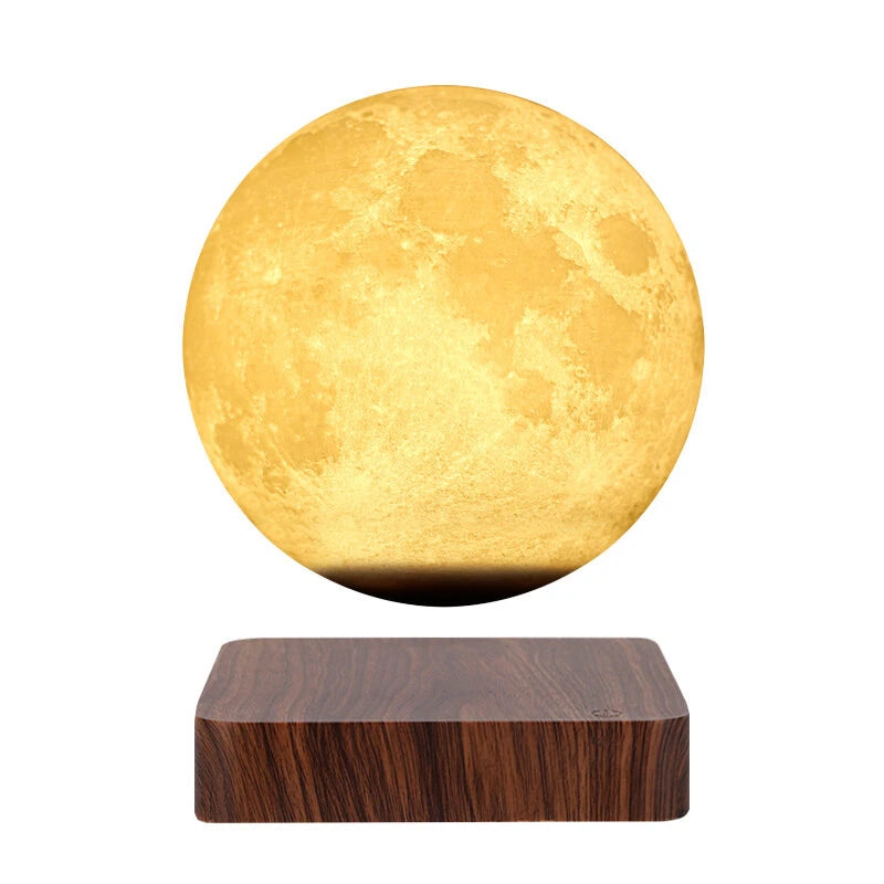 Magnetic Levitation Globe LED Moon Floating Romantic Lamp Suspended 3D Moon Lamp Rotating Globe Bedside Lamp