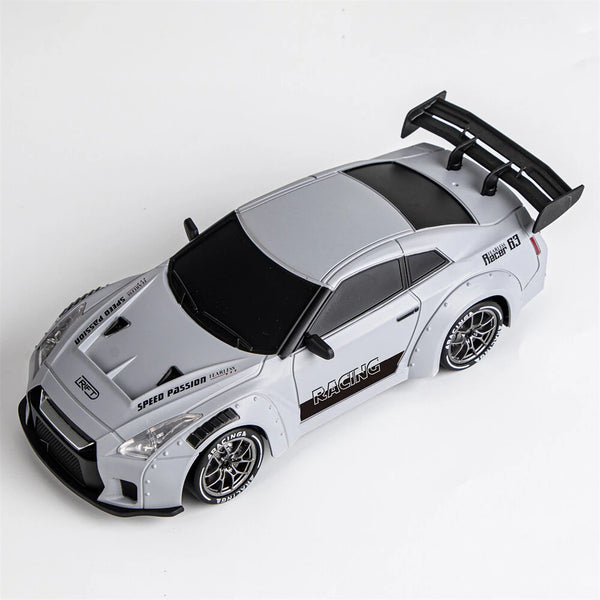WH S815 1/24 2.4G 4WD Drift RC Car Mini Race LED Light Radio Control High-Speed Motor On-Road Racing Vehicle Model Boys Gifts Outdoor Toys