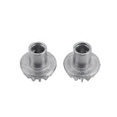 2PCS Wltoys 124016 124017 124018 124019 12429 1/12 RC Car Spare Zinc Alloy 12T Drive Gear 1154 Vehicles Model Parts