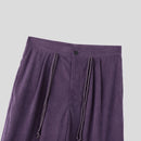 INCERUN Mens Textured Comfortable Straight Leg Pant Solid Color Casual Wide Legged Pants Male S-5XL