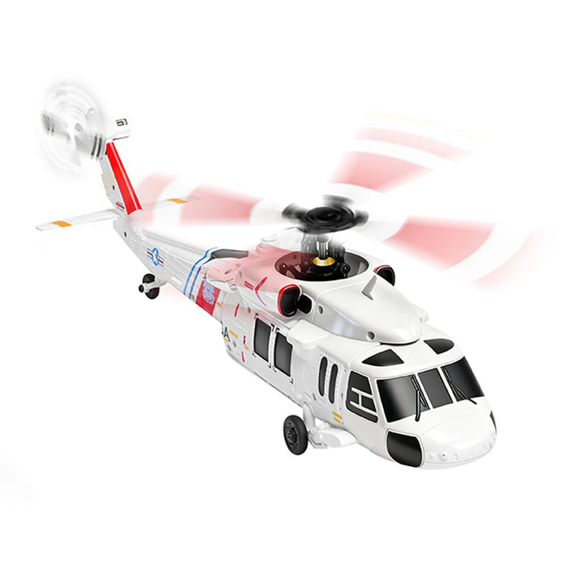XK K270 UH-60L 2.4G 4CH Optical Flow Positioning Brushless Motor Flybarless RC Helicopter RTF