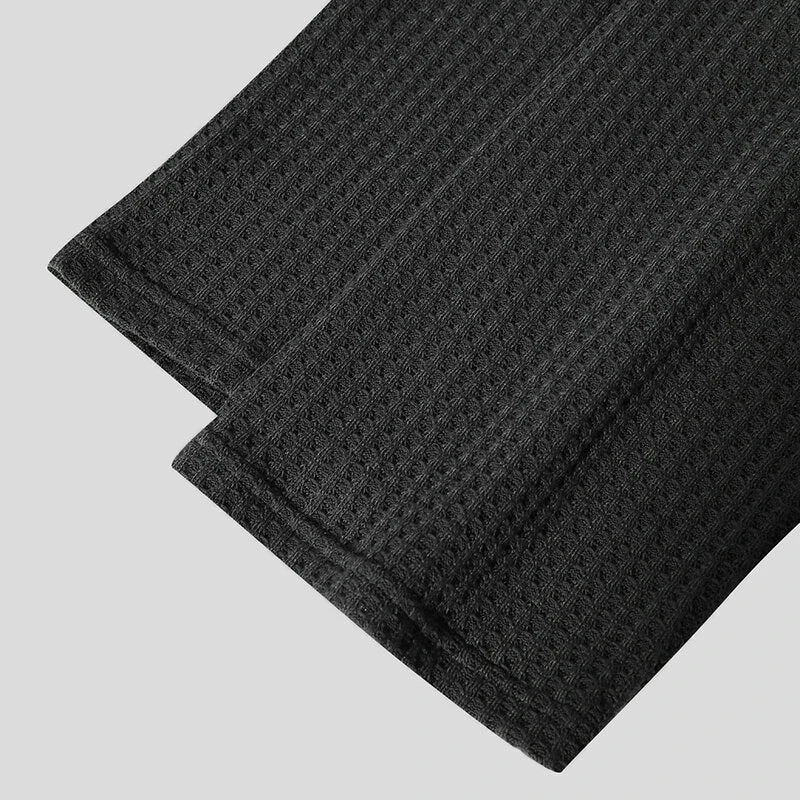 INCERUN Men Tshirt Comfy Loose Fit Long Sleeve T-Shirt Solid Color Notched Neck Knit Daily Casual T-Shirt