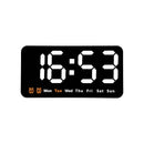 Large Display Led Digital Wall Clock Brightness Adjustable Voice Control Display Temperature Desktop Alarm Clock