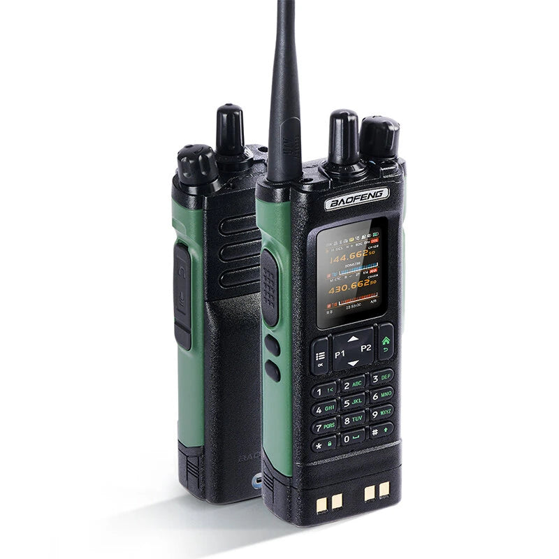 2Pcs Baofeng DM-32UV Walkie Talkie DMR Digital Analog Two Way Radio 8W Power GPS APRS 4000 Channels Dual Mode Communication
