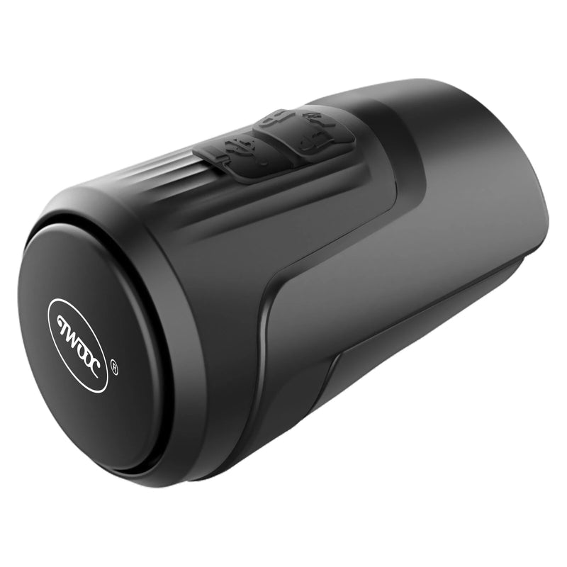BENGGUO 2 in 1 Bike Handlebar Electric Horn 120dB  Loud Anti Theft Alarm USB Charging IPX5 Waterproof 60 Days Standby Bicycle Safety Warning Bell for Cycling