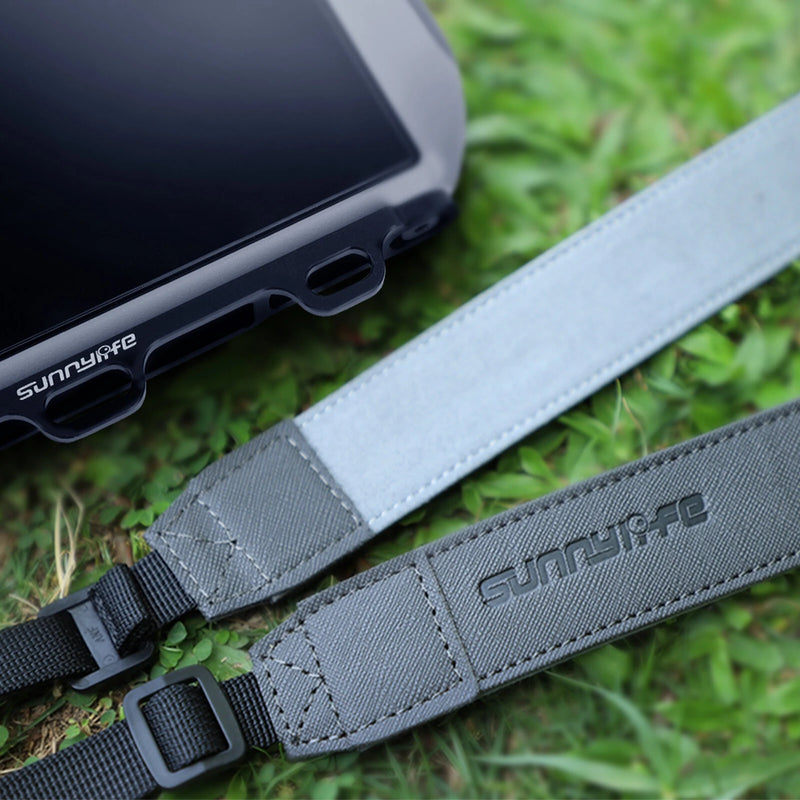 Sunnylife RC Smart Remote Control Lanyard Neck Strap PU Leather Adjustable Hanging Buckle Rope for DJI Mini 3 PRO Screen Controller