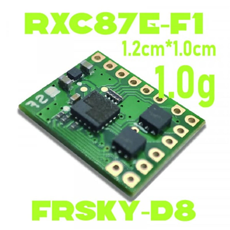 MXO-RACING RXC87E 8CH Super Micro Surface RX Receiver Built-in B-ESC Support FLYSKY AFHDS-2A FUTABA SFHSS FRSKY D8/D16 For 1/64~1/87 Micro RC Racing Car
