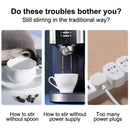 380ML Smart Magnetic Stirring Cup w/LCD & Temperature Detection Self-stirring Coffee Mug Magnetic Stirring Cup Rechargeable Automatic Mixing Cup for Coffee Tea Hot Chocolate