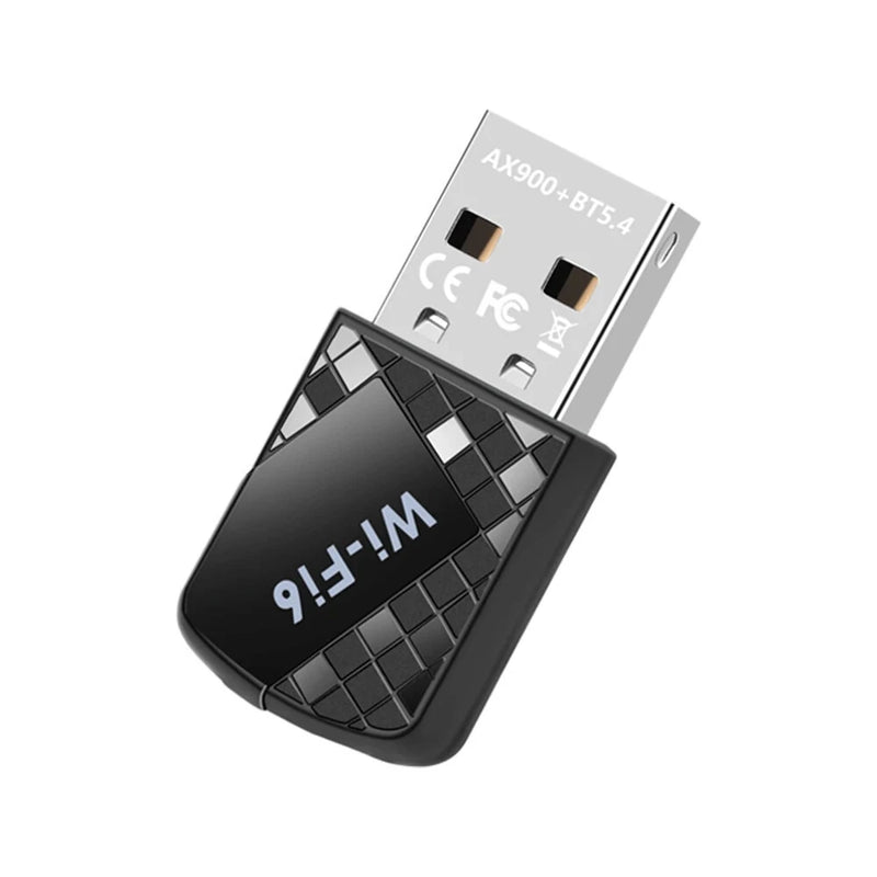 AX913B AX900M WiFi 6 bluetooth 5.4 Adapter Dongle Dual Band 2.4G/5GHz Network Wireless Receiver Driver-free Built-in 2dBi Antenna for Windows 10/11