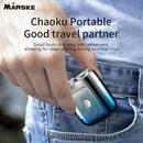 MARSKE Mini Electric Shaver Portable Men's Shaver IPX6 Washable Type-C Rechargeable Wet & Dry Compact Razor