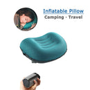 IPRee Ultralight Portable Inflatable Camping Travel Pillow Compact Ergonomic Inflating Pillows for Neck Lumbar Support Camp Hiking Equipment