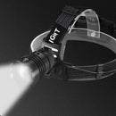 XHP70 Strong LED Headlamp Type-C USB Charging Outdoor Fishing Zoom Headlight Bike Running Search Head Lamp