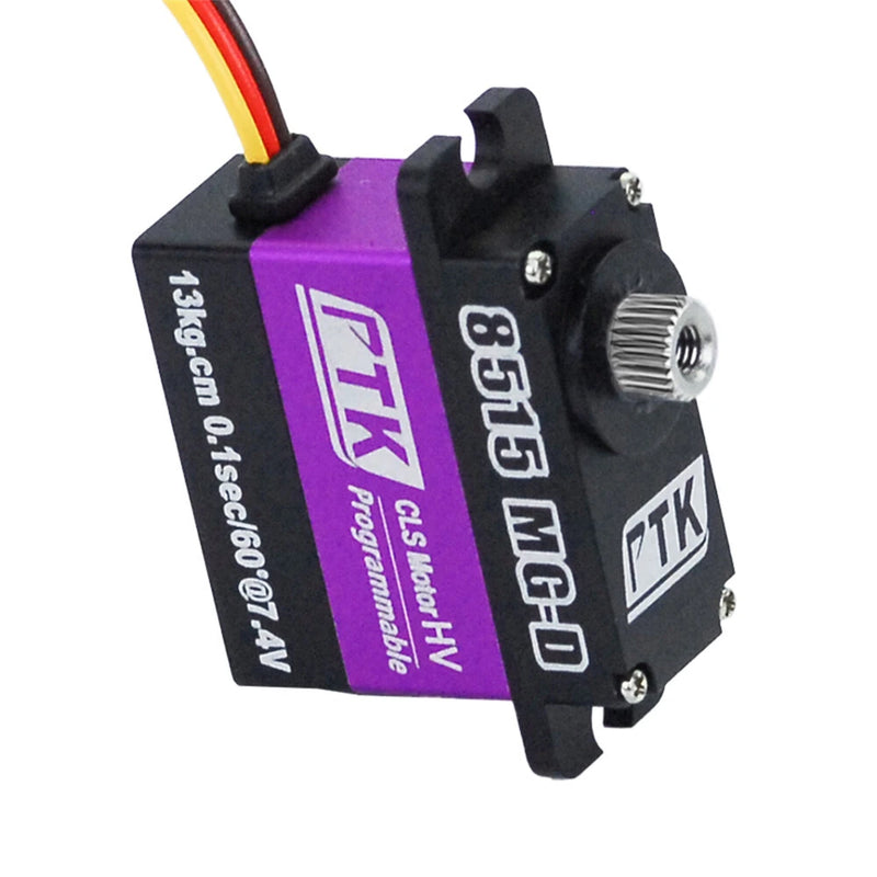 PTK 8515 MG-D 17g Mini Full Metal Digital Servo High Voltage 15KG Fixed Wing RC Car Servo