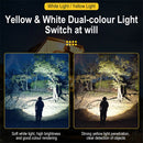 SEEKNITE Smart Sensor Zoomable LED Headlamp, White/Yellow Spotlight/Floodlight Adjusted USB Rechargeable Headlight Camping Fishing Working Head Light